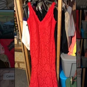 Red prom dress